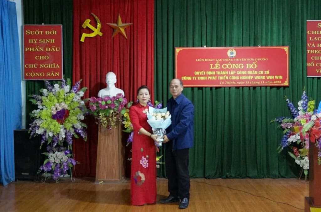 Lễ công bố thành lập Công đoàn cơ sở Work Win Win